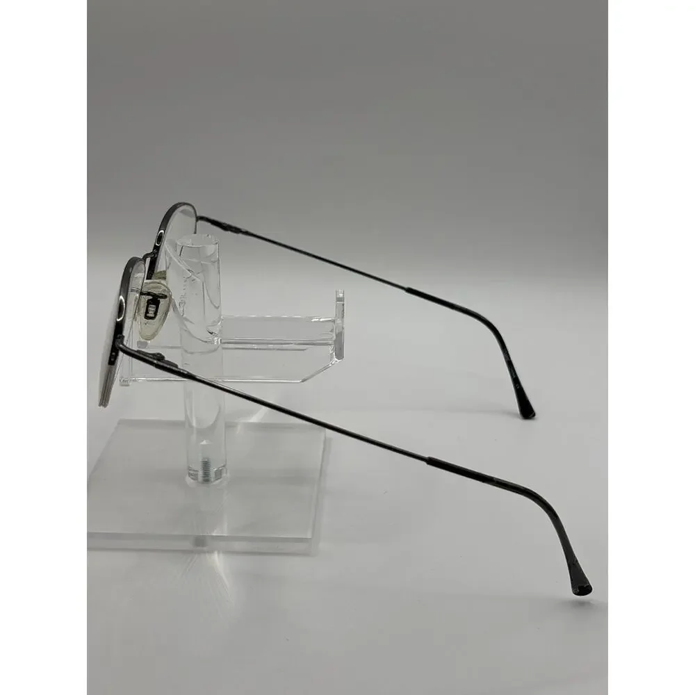 Marchon Autoflex 69 Flexon Gunmetal Round Eyeglass Frames 47-19 140